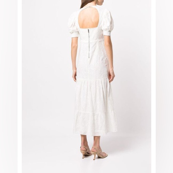 Alice and Olivia Stori Embroidery Midi Dress PLEASE READ!! - Picture 4 of 11